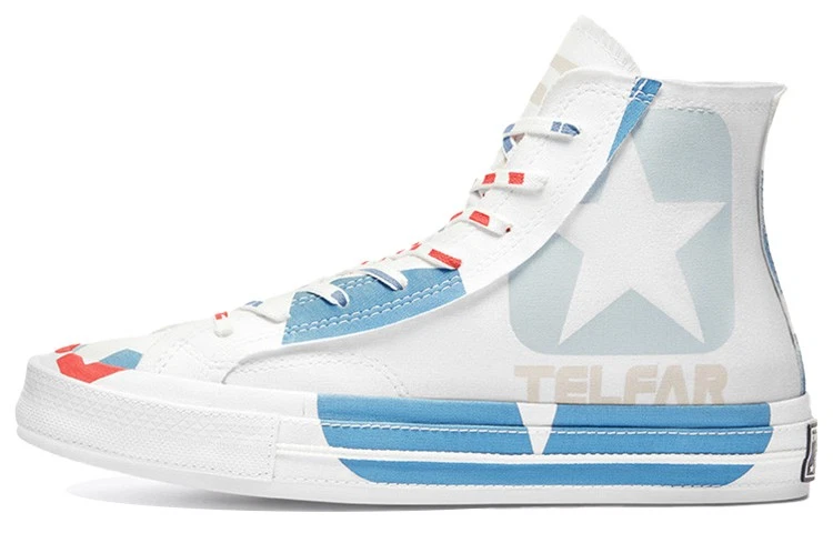 Converse Telfar x Chuck 70 High Archival Star Print for Sale