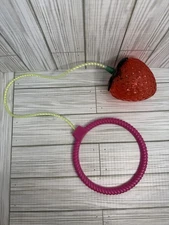 Strawberry Light Up Skip Ball Kids Toys Outside Children Fun WORKS