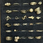 30 Vtg Sterling Silver Ring Lot Pearls Figural Mix Sizes All 925 Tested 88g