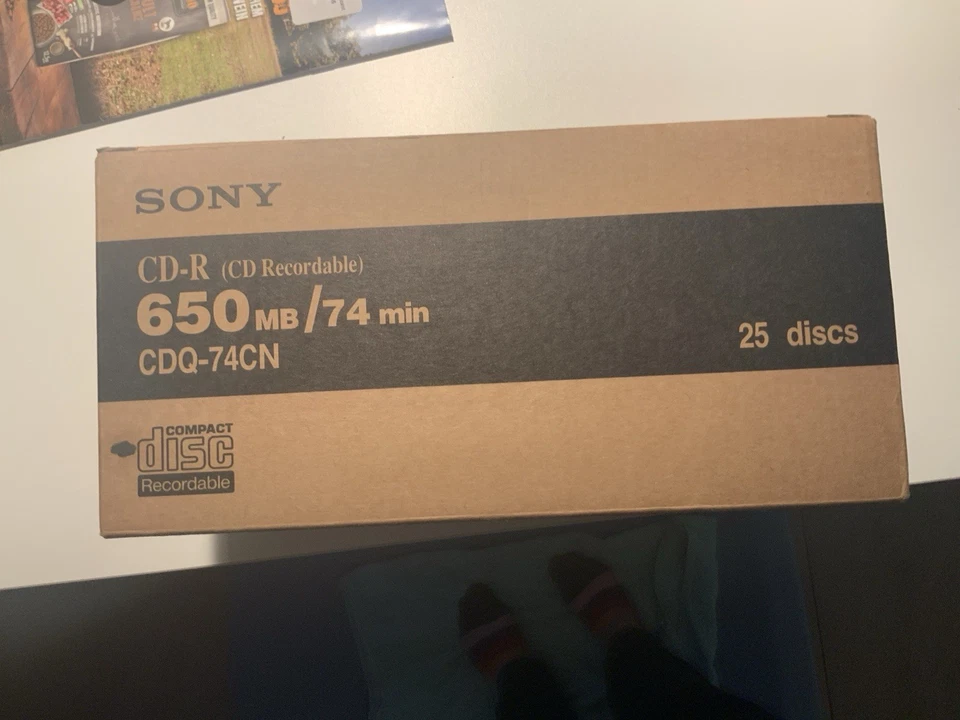 Sony CD-R 650MB 74min CDQ-74CN 23x Rohlinge Neu OVP Jewel Case Datenträger - Bild 3 von 3