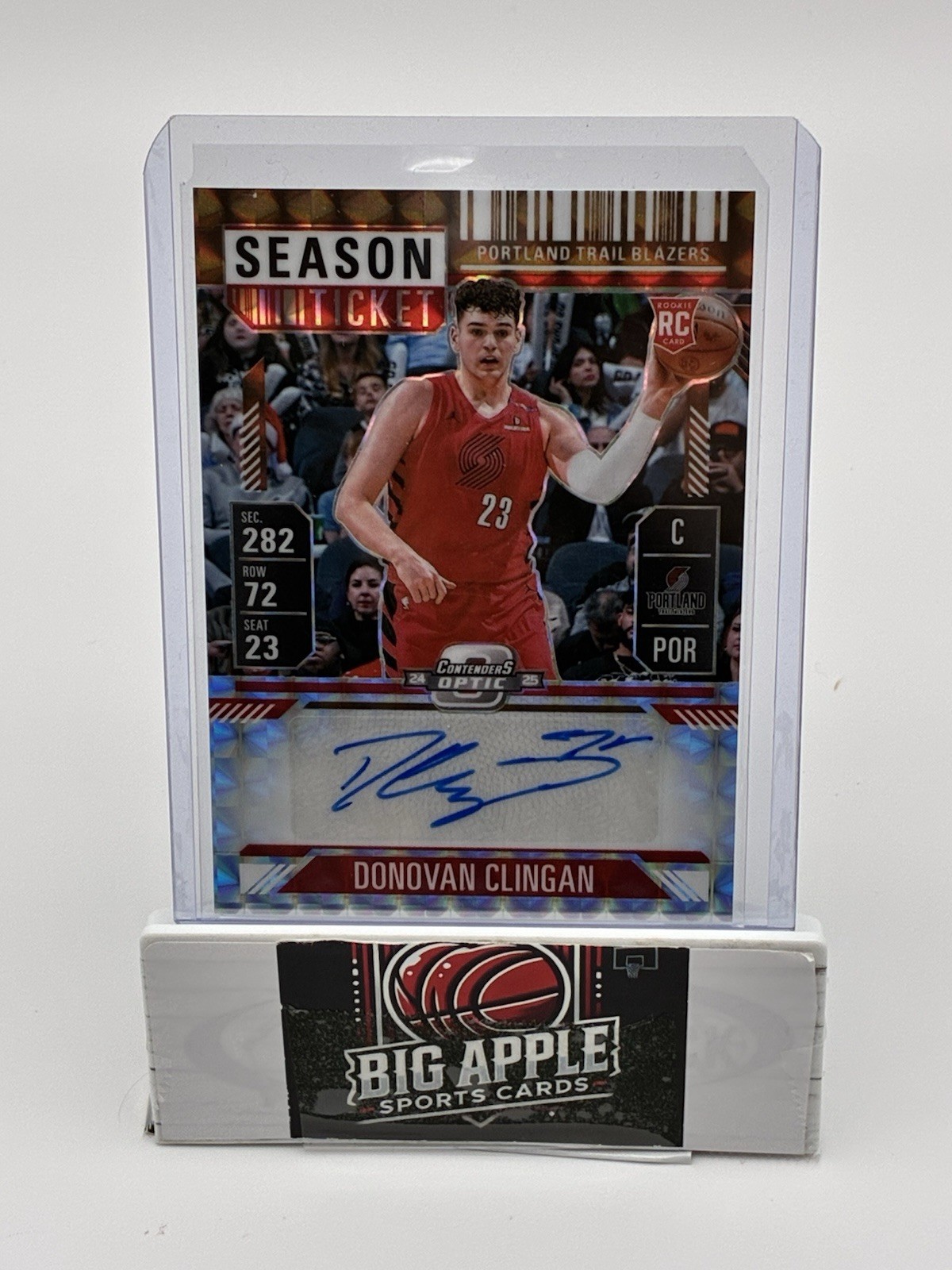 2024-25 Panini Mosaic - Signatures Donovan Clingan #RST-CGN Bronze /75 (AU, RC)