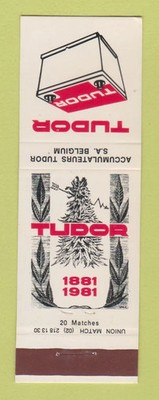 Matchbook Cover - Tudor Auto Batteries Belgium