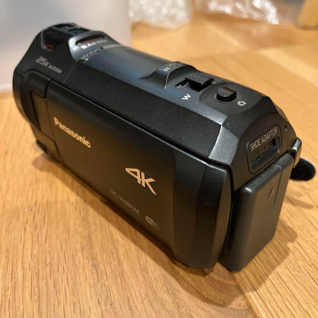 Panasonic HC-VX985M Black 4K Handheld Video Camera Scratches