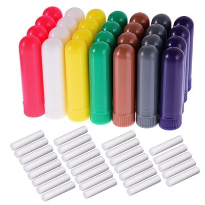 eBoot 28 Sets Essential Oil Aromatherapy Nasal Inhalers 56 Piece Set, white 