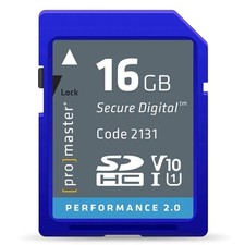 SDHC 16GB Performance 2.0, Memory Card, Model 2131 