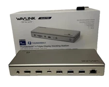 WAVLINK Thunderbolt 4 Quad Display Dock Docking Station 40Gbps 98W PD USB C HUB