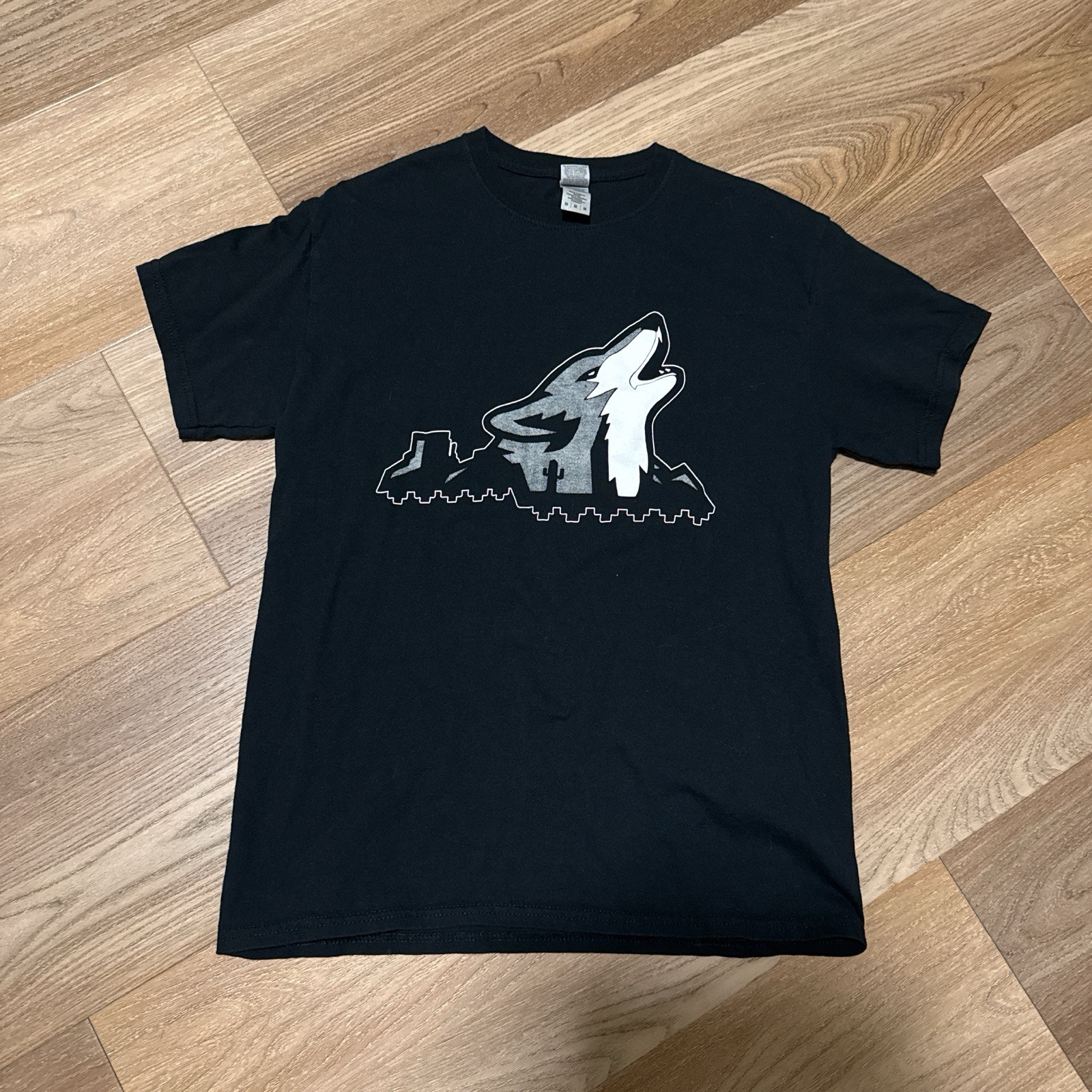 Arizona Coyotes NHL Phoenix Black T Shirt Size Medium