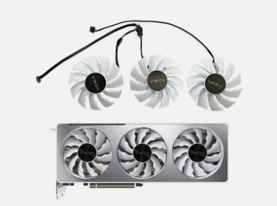 82mm GIGABYTE Gefoce RTX 3060 Ti 3070 VISION Graphics Card Fan Replacement TD121