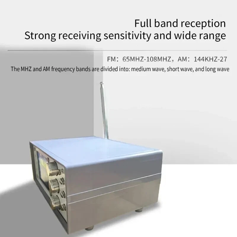 TEF6686-Desk Blue Desktop Radio DSP RDS AM FM SW Full Band Radio with Speaker - Image 3 of 4