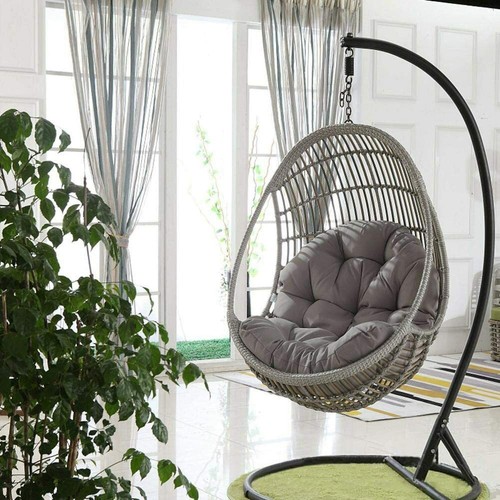 Hanging Egg Chair Cushion Sofa Swing Chair Seat Relax Cushion Padded Pad Covers - Picture 21 of 42