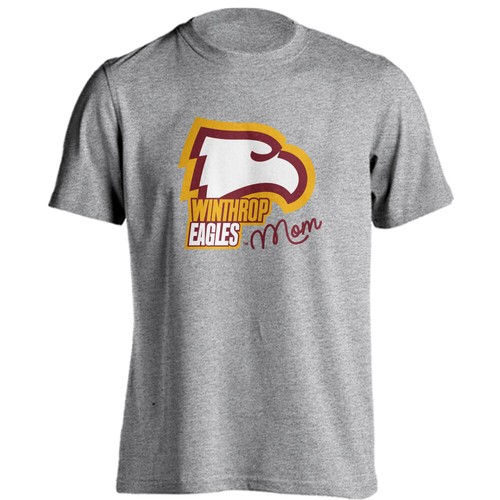 Winthrop University Eagles Mom Logo Tee Kurzarm Mutter T-Shirt - Bild 4 von 16