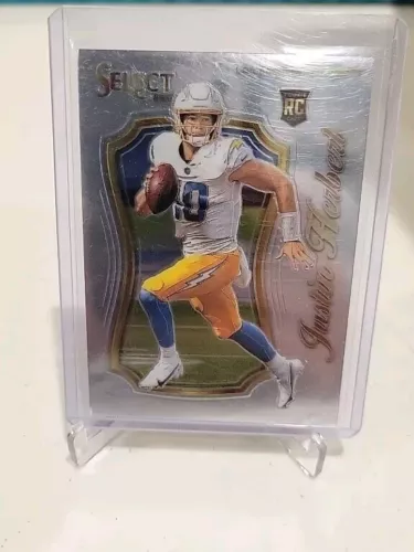 2020 Justin Herbert Select Certified Rookie Card RC #SCR-4 Chargers