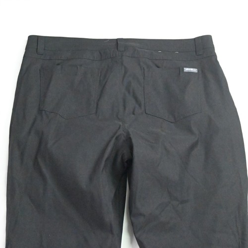 Eddie Bauer 38 x 30 Black Fleece Lined Zip Pocket Straight Outdoor Pants - Picture 6 of 7