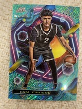 2023-24 Topps Cosmic Chrome Cam Johnson #14 Aqua Equinox Refractor /149 Nets