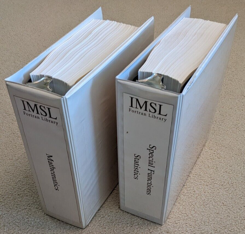 IMSL Fortran Mathematik, Statistik und Sonderfunktionen Bibliothek 1989/95 - Bild 2 von 11