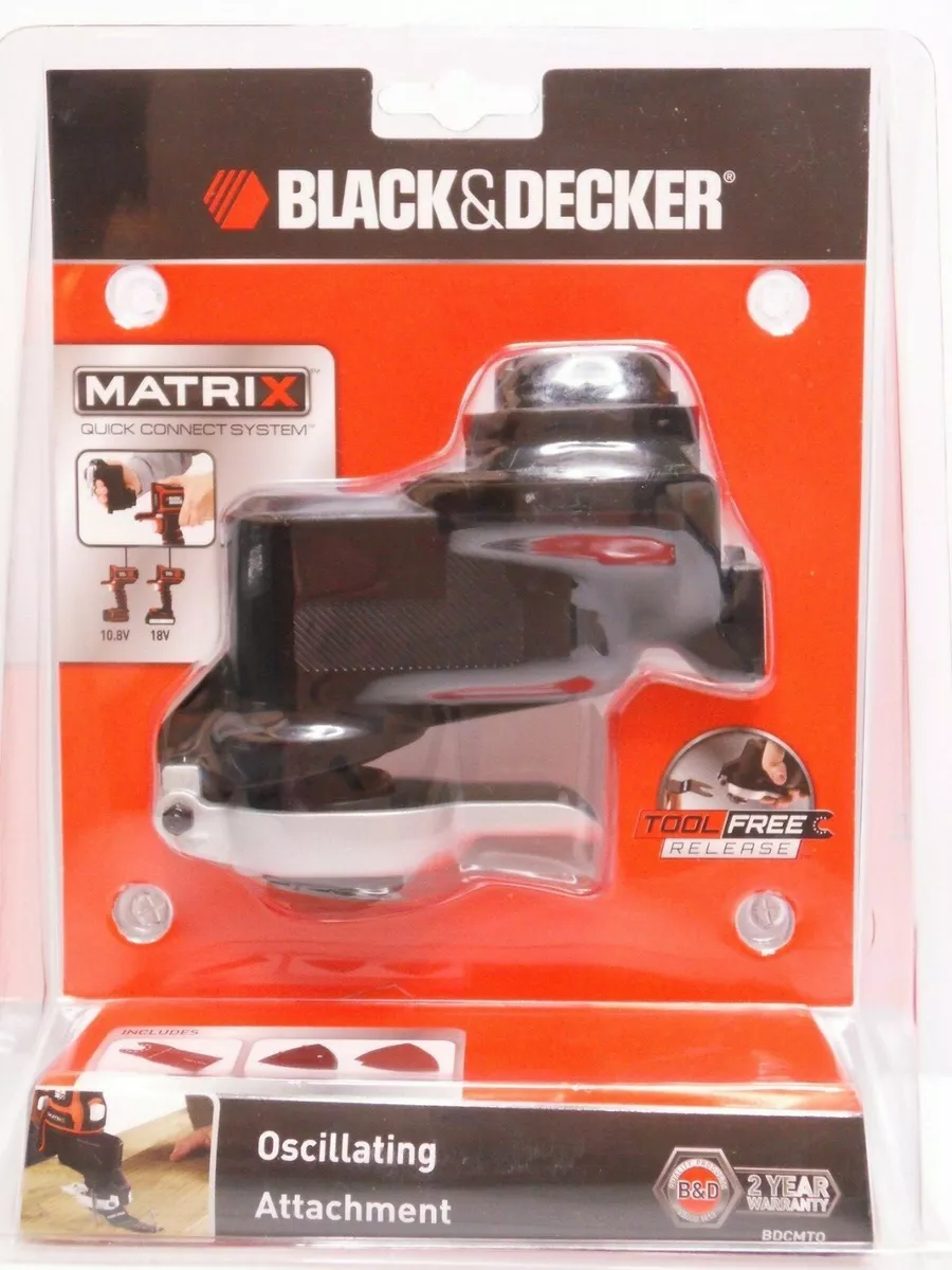 Black Decker Matrix Oscillating Attachment 18v 10.8V BDCMTO