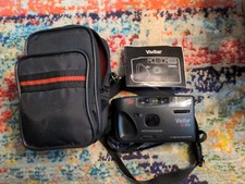 Vivitar C35R Point and Shoot 35mm Camera with case and instructions