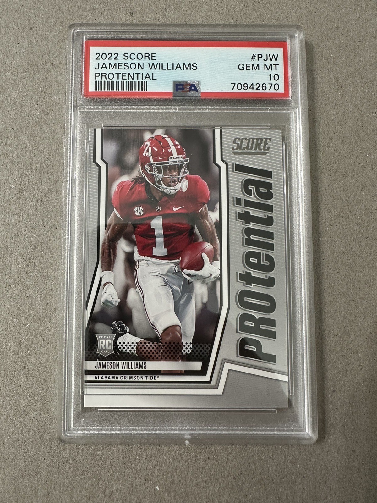 Jameson Williams Panini Score Protential #PJW Base