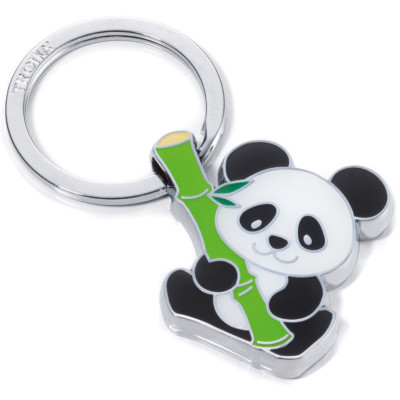 Schlüsselanhänger PANDA Bär Bambus mit Deiner Gravur Name Widmung personalisiert