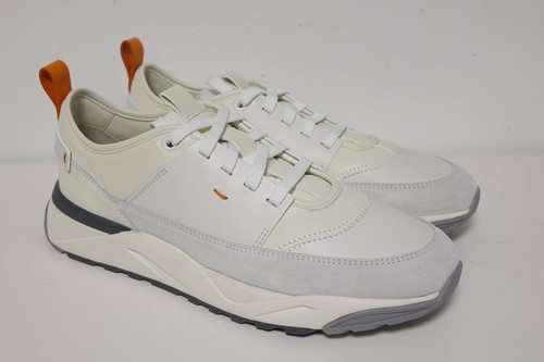 SANTONI scarpe uomo scarpe casual sneakers - taglia 8 (42) - nuove - confezione originale