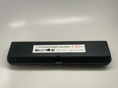 1/4-Inch Drive Click Torque Wrench, 5-25 N-m 4 to 18 Ft/Lbs. - Bild 8 von 9