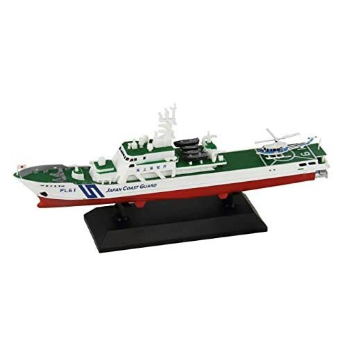 PIT-ROAD 1/700 Патрульное судно береговой охраны Японии PL-61 HATERUMA в комплекте с новым трекинговым оборудованием