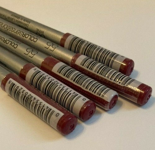 Maybelline ColorSensational Lip Liner WINE 55 set sigillato di 5 nuovo - Foto 1 di 12