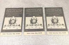 JIMI HENDRIX 1968 UNUSED TICKET SET THE WINTERLAND BG140 BILL GRAHAM Ephemera 1