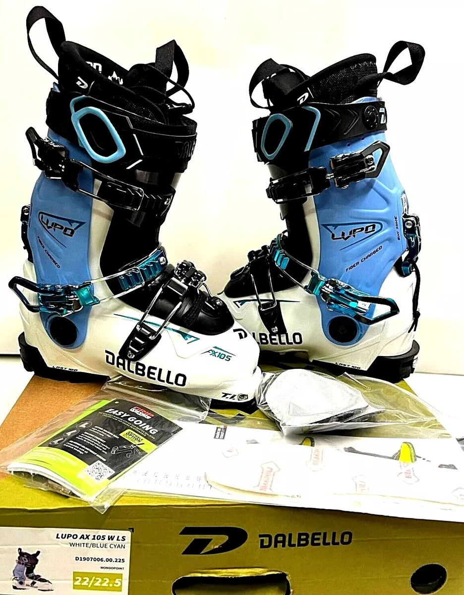 Dalbello Lupo AX 105 W LS Touring Ski Boots NIB Size Grip Walk 22/22.5  Womens