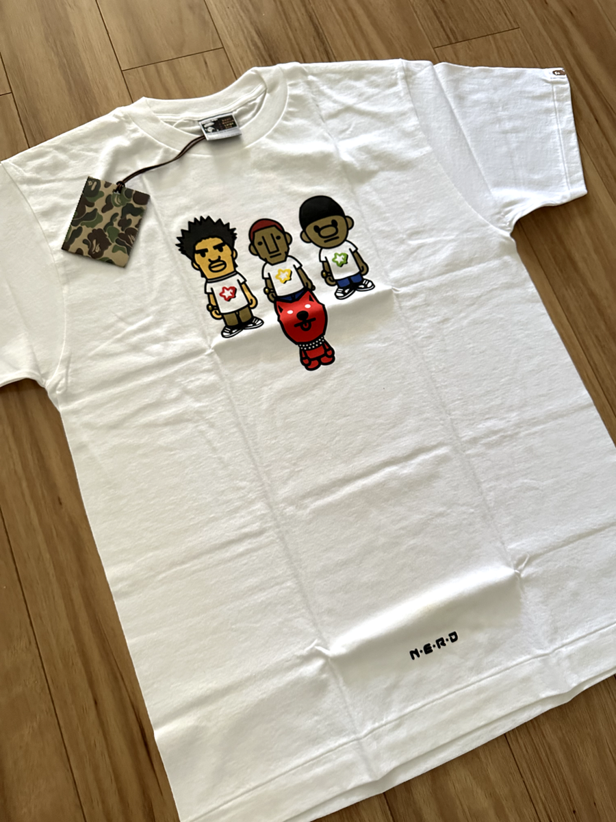 限定品 Bape A BATHING APE x NERD コラボ Tシャツ N.E.R.D x A Bathing Ape Bape Fly or Die Milo T-Shirt | eBay