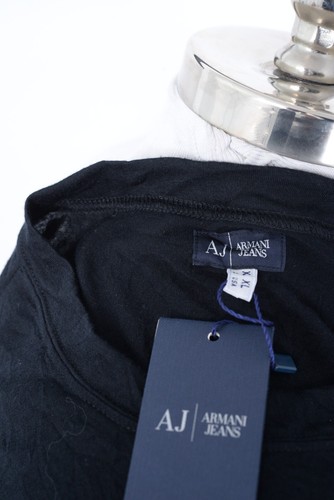 Nueva Camiseta ARMANI JEANS AJ Jersey Negra Manga Corta XL (Eu 2XL) NUEVA CON ETIQUETAS - Imagen 6 de 6