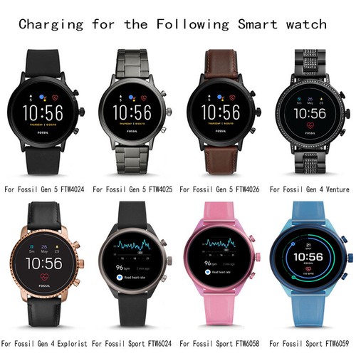 For Fossil GEN 6/5/4 Smart Watch Magnetic Charging Cable Watch Accessories - Photo 9 sur 11