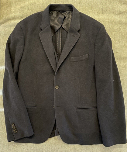 Malo, malo Made in Italy Double Faced Cashmere Jacket in Almost Navy Size 58 $2995