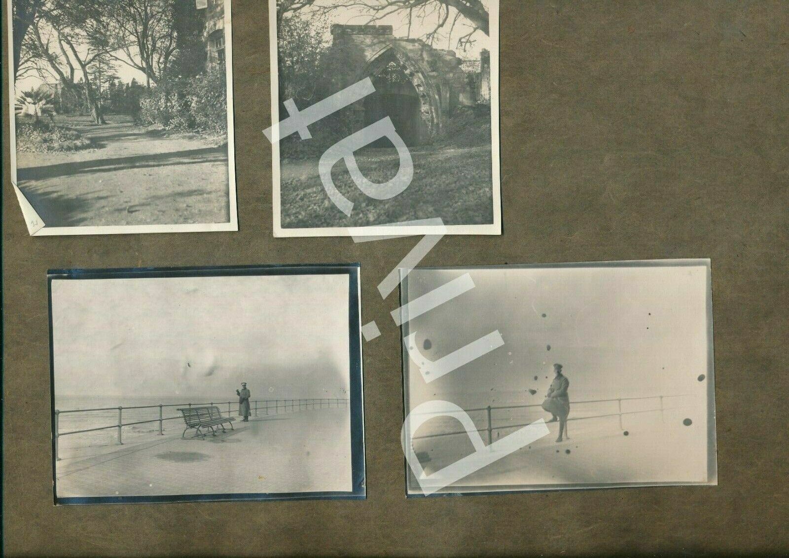 12 Fotos XL WKI Soldaten Waffen, Uniform, Panorama Küste Belgique France F1.0 100% nowy, bardzo popularny