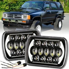 5x7" 7x6" LED Headlight Hi-Lo Beam DRL For Toyota Pickup 1982-1995 Truck 4Runner