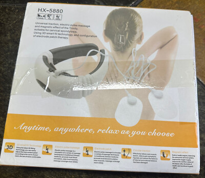 Universal HX-5880 Neck Massager w/3D Smart Fit Technology Electric Pulse Massage