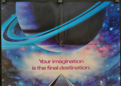 Galaxy Express 999 1980 ORIGINAL 27X39 NR-MNT MOVIE POSTER BOOKER