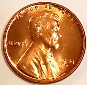 1941-D-Lincoln-Wheat-Cent-Penny-Gorgeos-B-U-CH-GEM-Nice-Luster-From-OBW-Roll