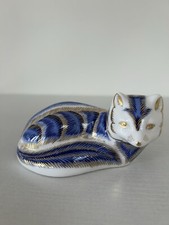 Royal Crown Derby Paperweight  Blue Fox   no stopper