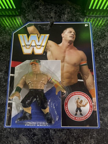 WWE Mattel Retro Series 1 JOHN CENA WWF Hasbro Wre...