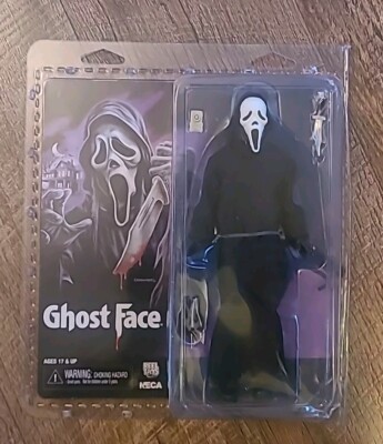 NECA Scream Ghost Face 8  Retro Style Clothed Action Figure New In Package