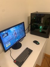 Gaming PC + Monitor - Used - 16 GB RAM - 1TB ...