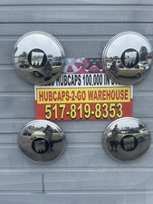 1930s-40s Buick Roadmaster Century Beautiful Oem Hubcaps 15 Set 4rare Vintage