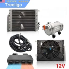 12V Underdash Heat&Cool Air Conditioner Electric AC Unit For Universal Car Van