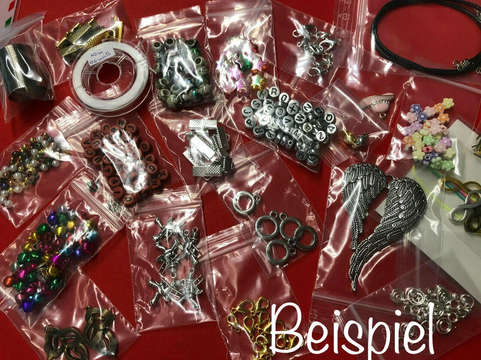 Limitierte Schmuck-Bastel-Posten-Box Armband Kette Ohrringe selber machen ANGEBO - Bild 2 von 4