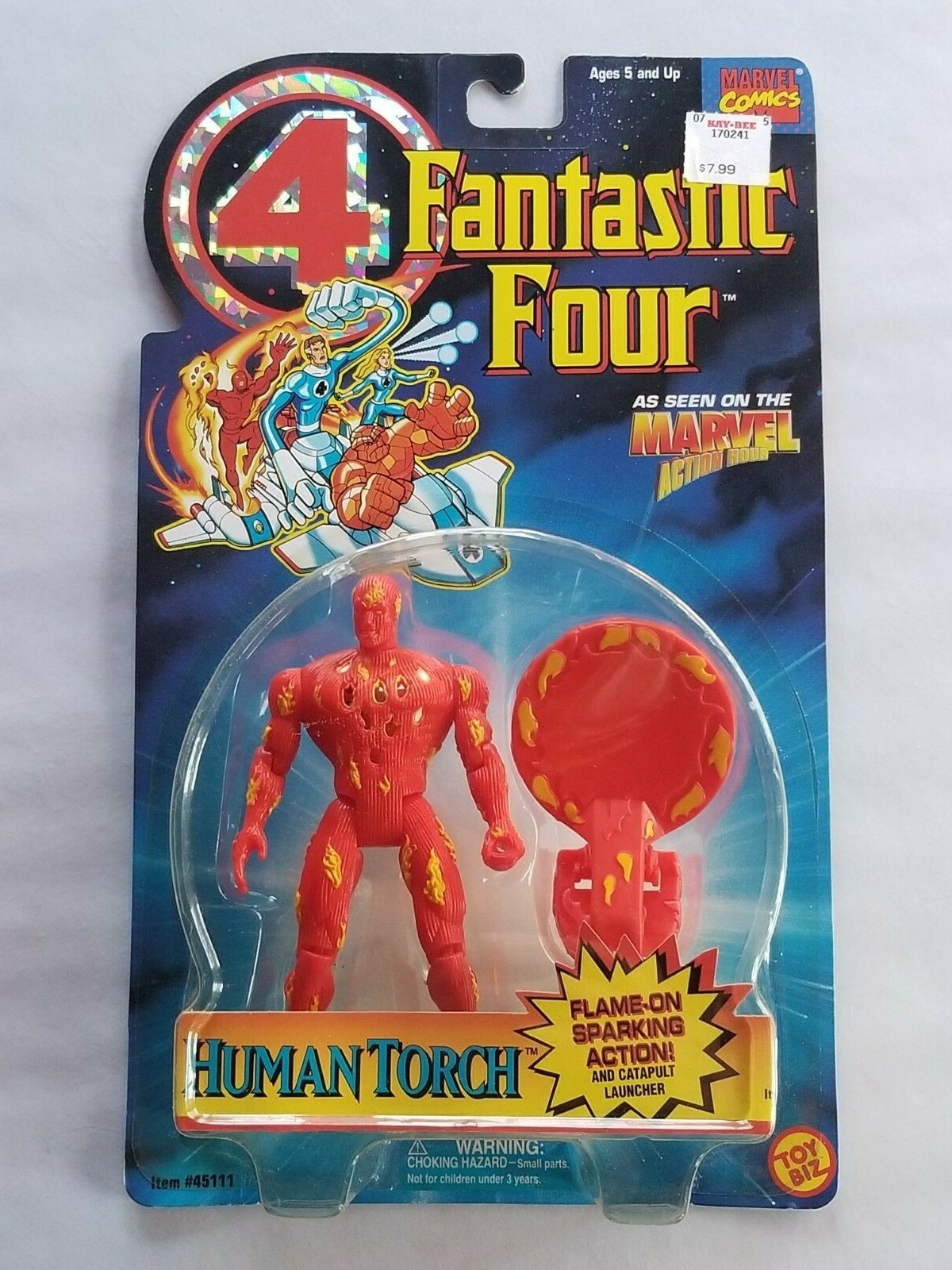1995 Fantastic Four Human Torch Action Figure BRAND for sale