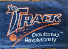 Massive Track Bowling Towel, 27 inches X 20 inches, 100 loomed cotton