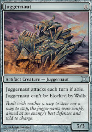 Moderate Play, English MTG Regular Juggernaut 10th Edition Magic the Gathering - Picture 1 of 1