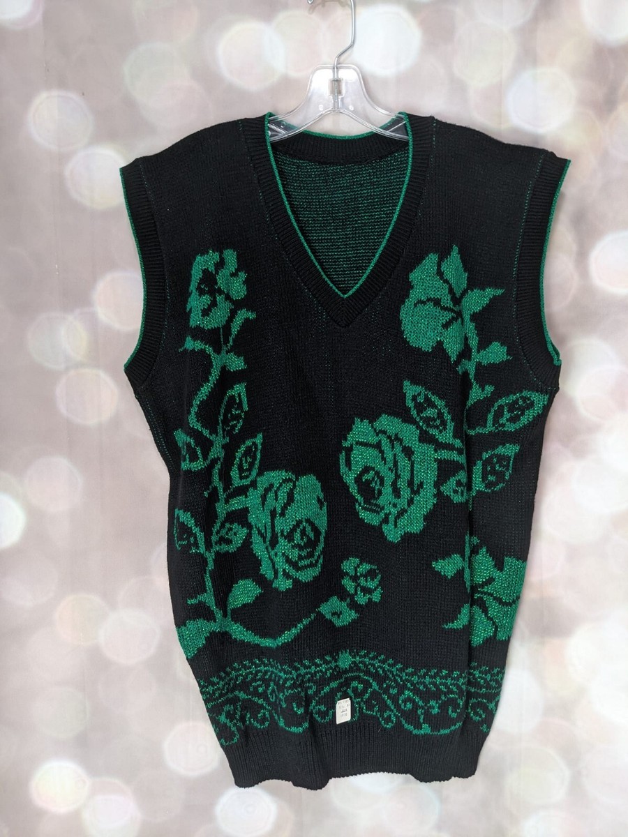 トップス UNDERCOVER 90s Flower Knit Vest Flower Sweater Vest