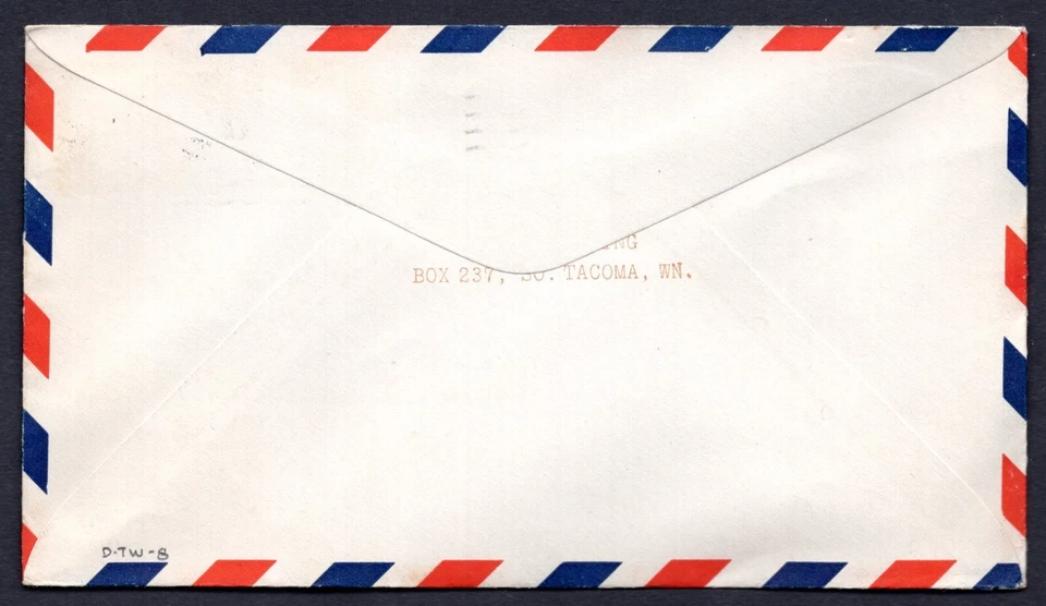 US 1934 U.S.S. MACON ZEPPELIN COVER FORT LEWIS VFW COVER TO NEW ORLEANS - Image 2 of 2